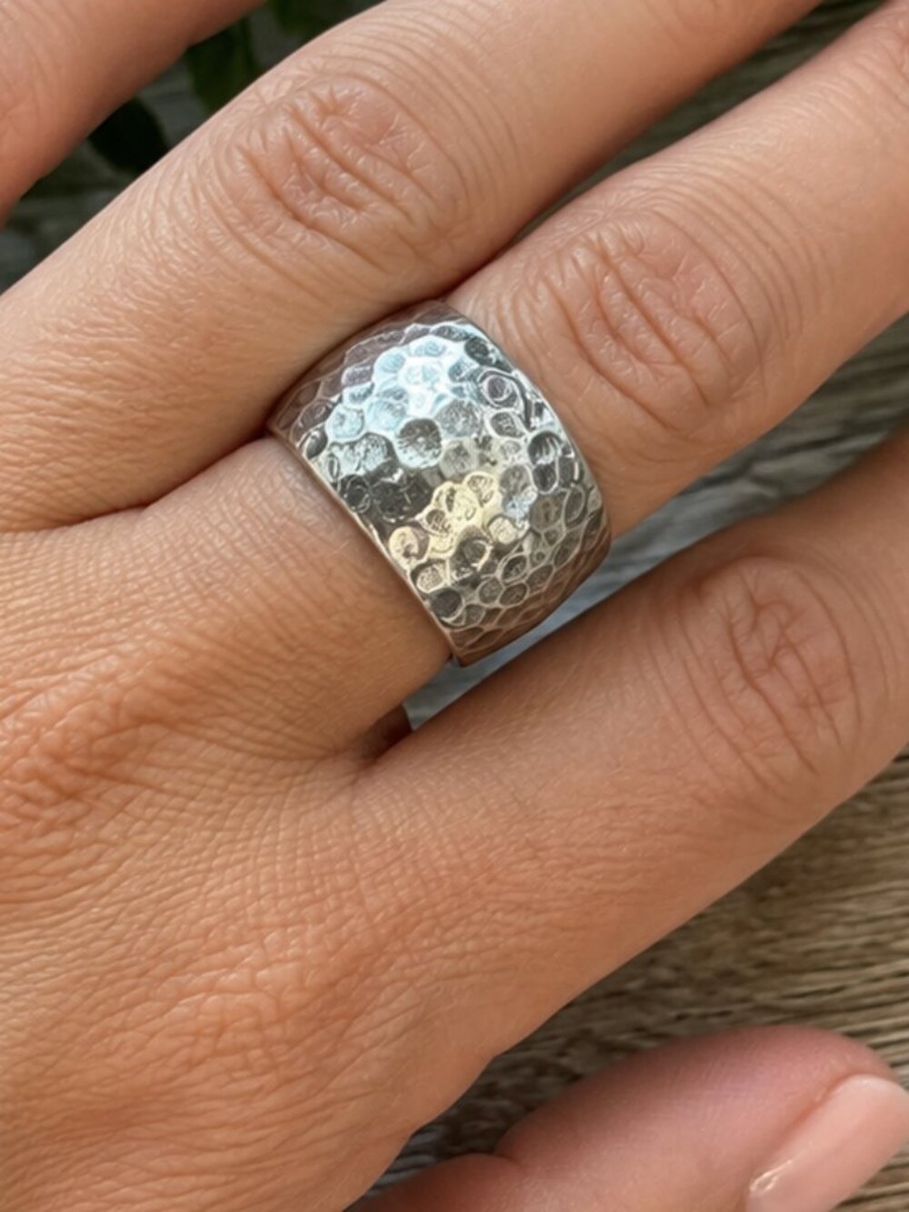 Chunky Sterling silver ring